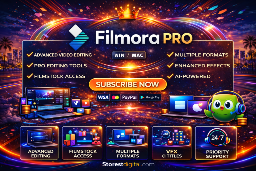اشتراك Filmora 15 يدعم الذكاء الاصطناعي لتحرير الفيديو باحترافية