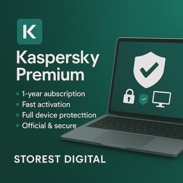 اشتراك Kaspersky Premium لمدة سنة (جهاز واحد) | حماية متكاملة وأمان فائق