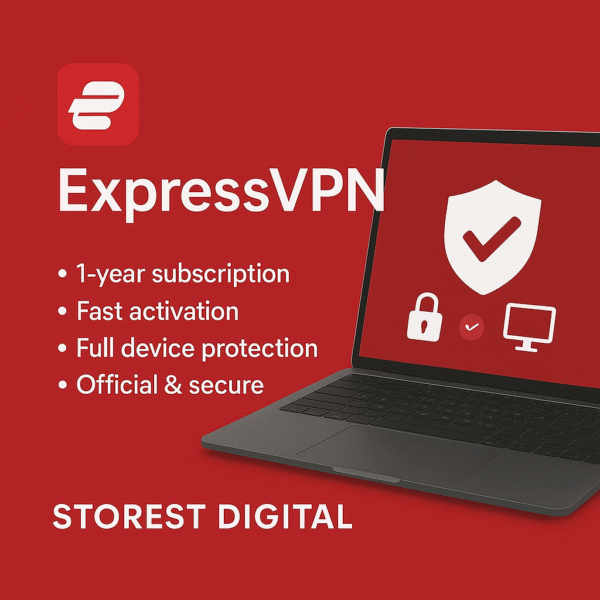 🛡️ ExpressVPN Premium لمدة 12 شهرًا | Android & iOS ExpressVPN Premium 12 Month | حماية شاملة للـ Windows / Mac / iOS – اشتراك أصلي